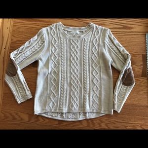 Sweater with Elbow Patches